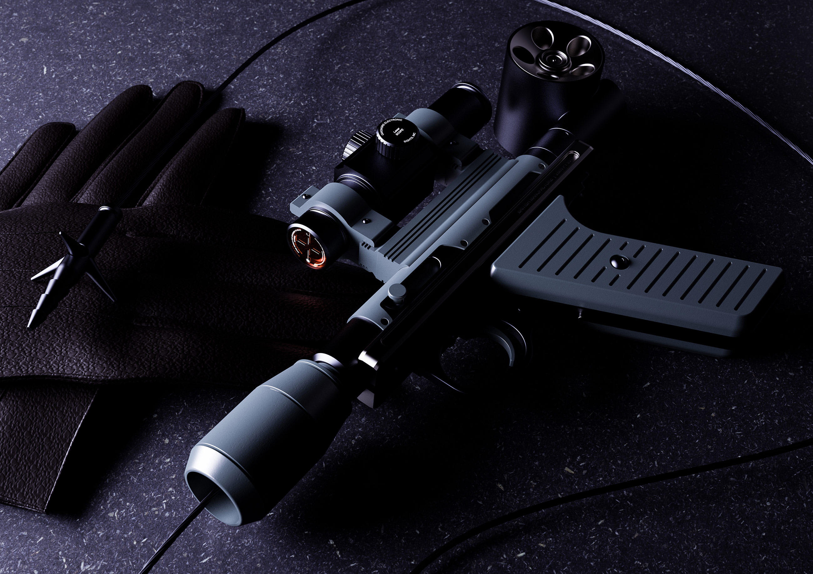 007 Piton Gun found in Goldeneye.